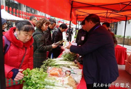 武昌辦 集市 精準(zhǔn)幫扶新洲農(nóng)民,2小時(shí)兜售10萬余元農(nóng)副特產(chǎn)